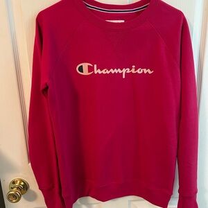 Champion Women's Vibrant Pink Sweatshirt